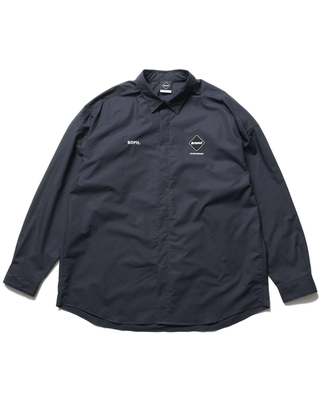 AUTHENTIC FLY FRONT L/S SHIRT,NAVY, large image number 0
