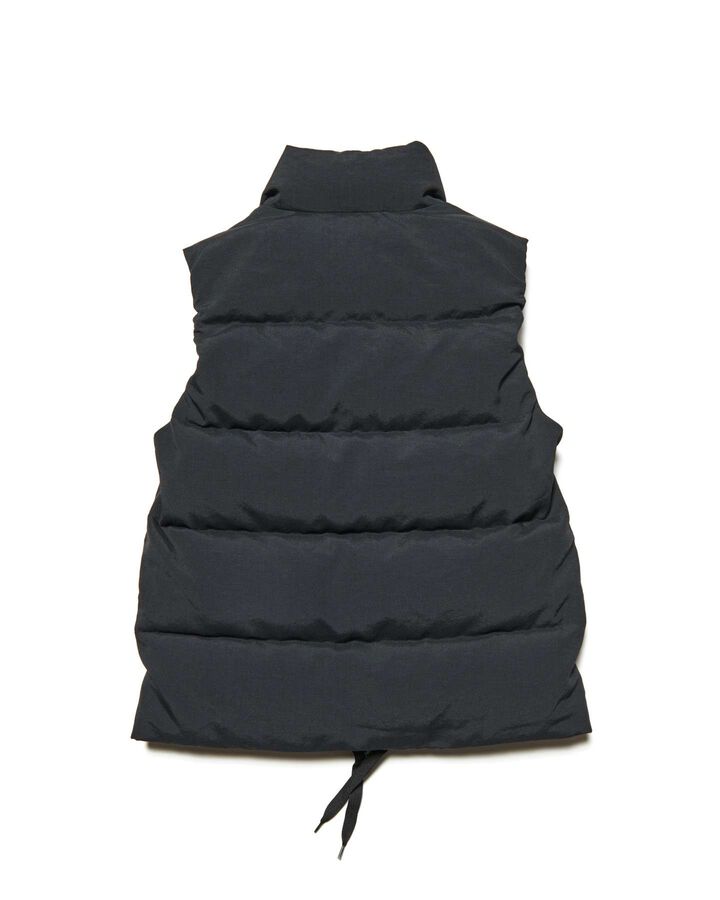 HOLLOW TUSSAH DOWN VEST,BLACK, medium image number 1