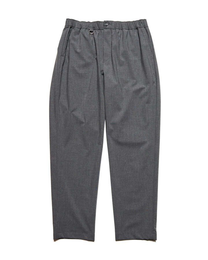 2WAY STRETCH TAPERED EASY PANTS,CHARCOAL GRAY, medium