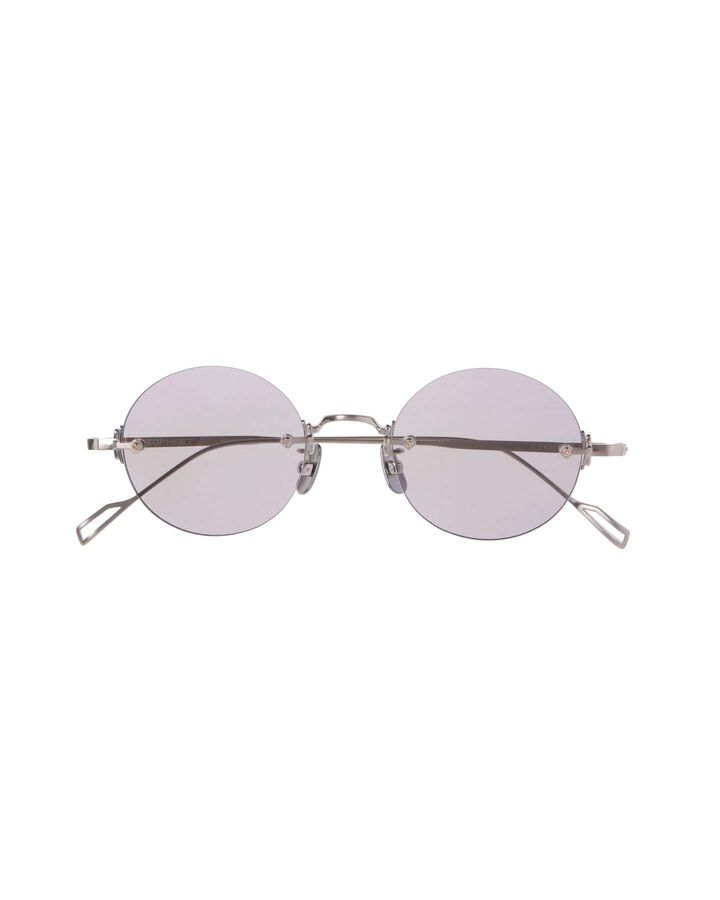 TITANIUM RIMLESS SUNGLASSES ROUND,GOLD, medium