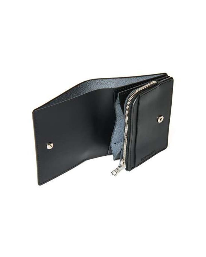 LEATHER WALLET,BLACK, medium image number 1