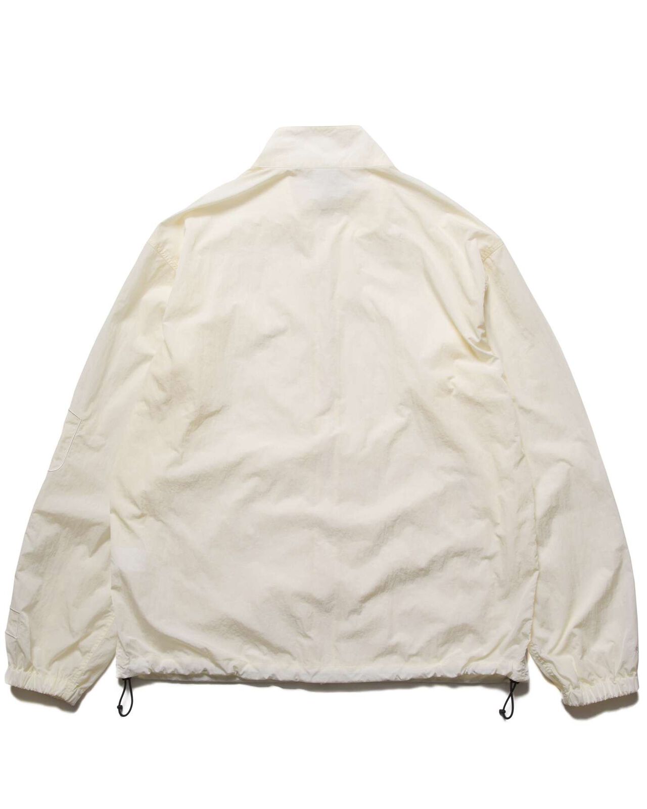 BIG LOGO NYLON STAND COLLAR BLOUSON,OFF WHITE, large image number 1